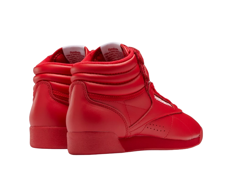 Reebok Classic Women's Red Freestyle Hi Fashion Sneakers GV6724 100005871 F/S HI