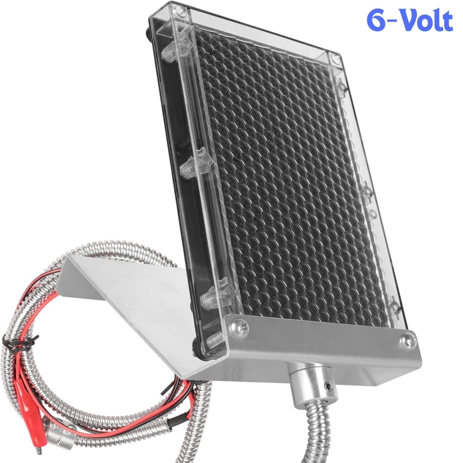 6-Volt Waterproof Solar Panel Charger for 6V Game Deer Feeder Battery Outdoor