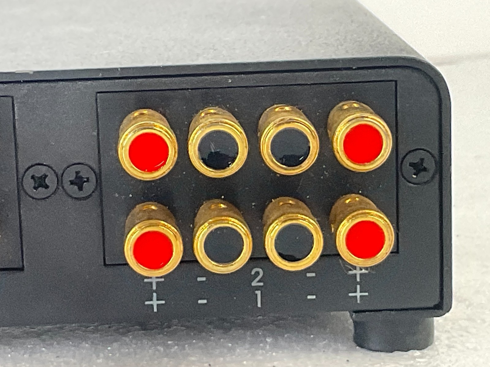 HTD SS41 4-Zone Speaker Selector Switch Audio Gold Binding Posts