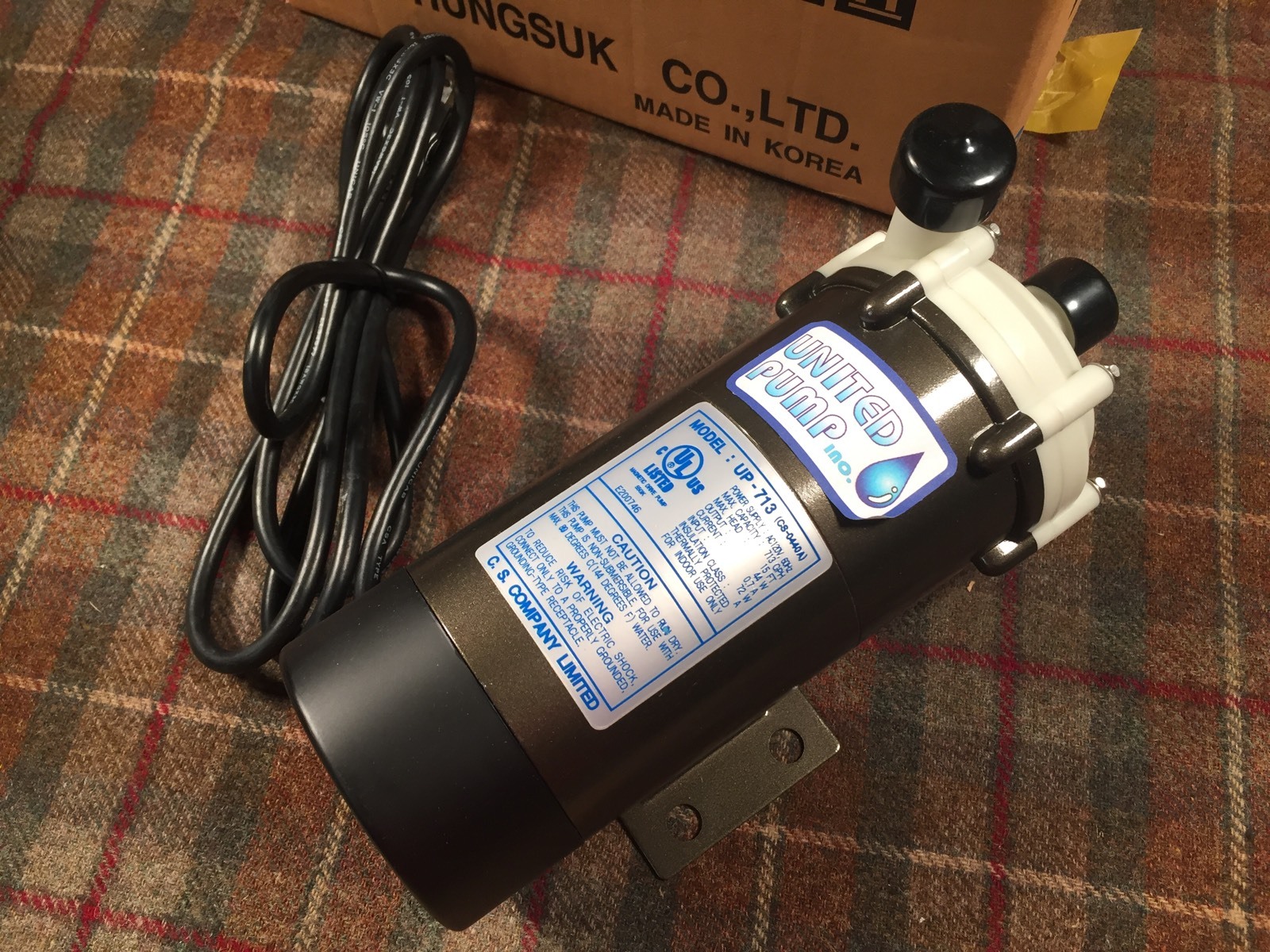 United Pump Inc. Model UP-713 Magnetic Pump 713 Gph New W/ Box