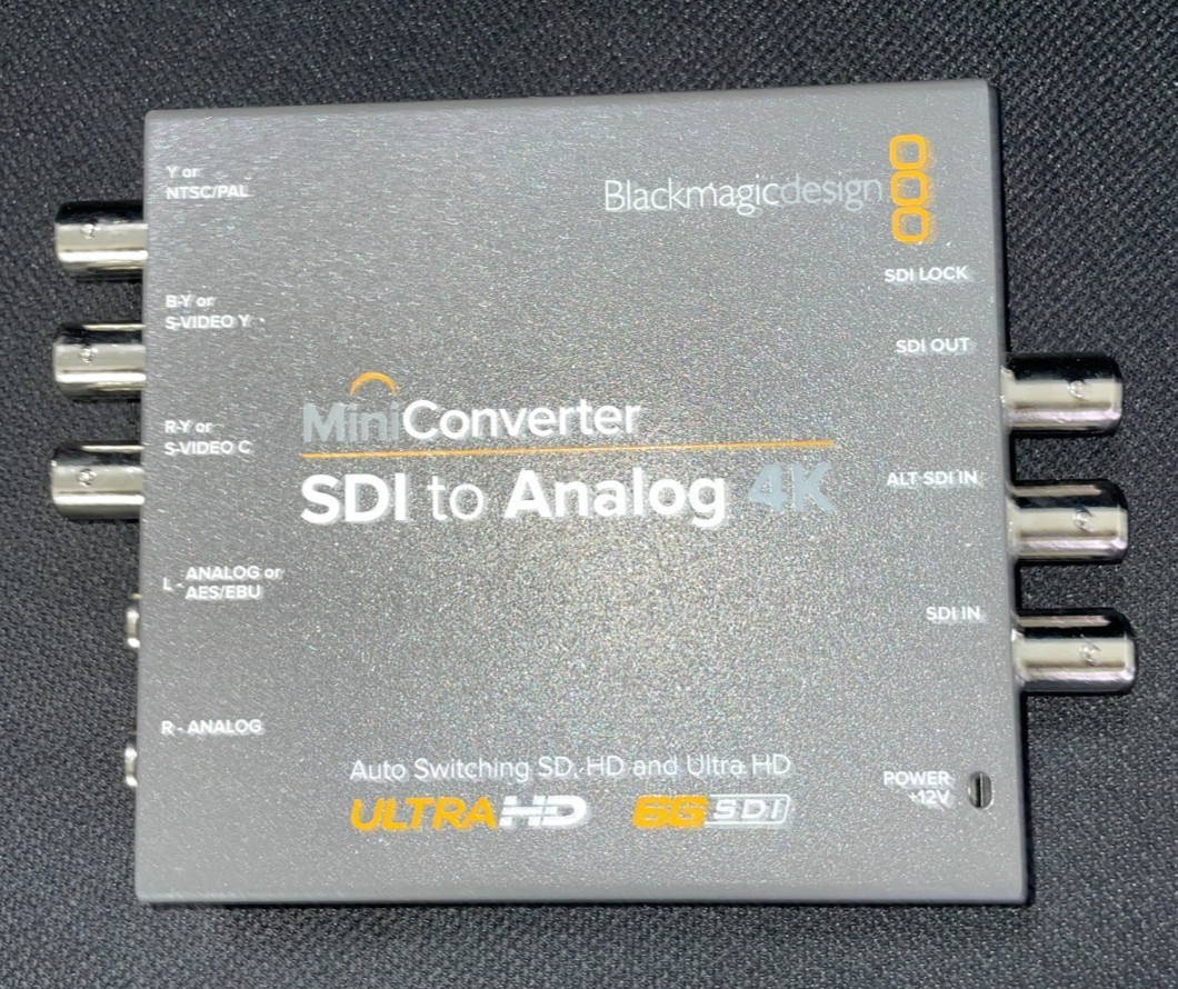 Blackmagic Design Mini Converter SDI to Analog 4K Video Converter