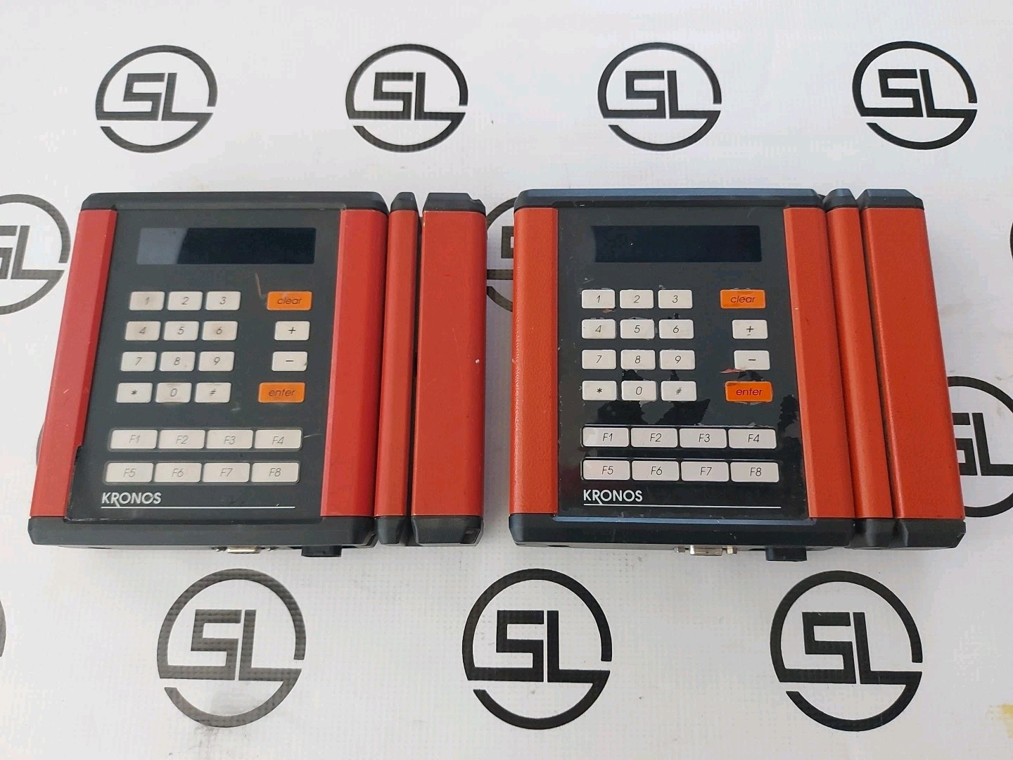 2x Kronos 8600 Digital LCD Time Clocks I Have No Way To Test Them. Selling Cheap