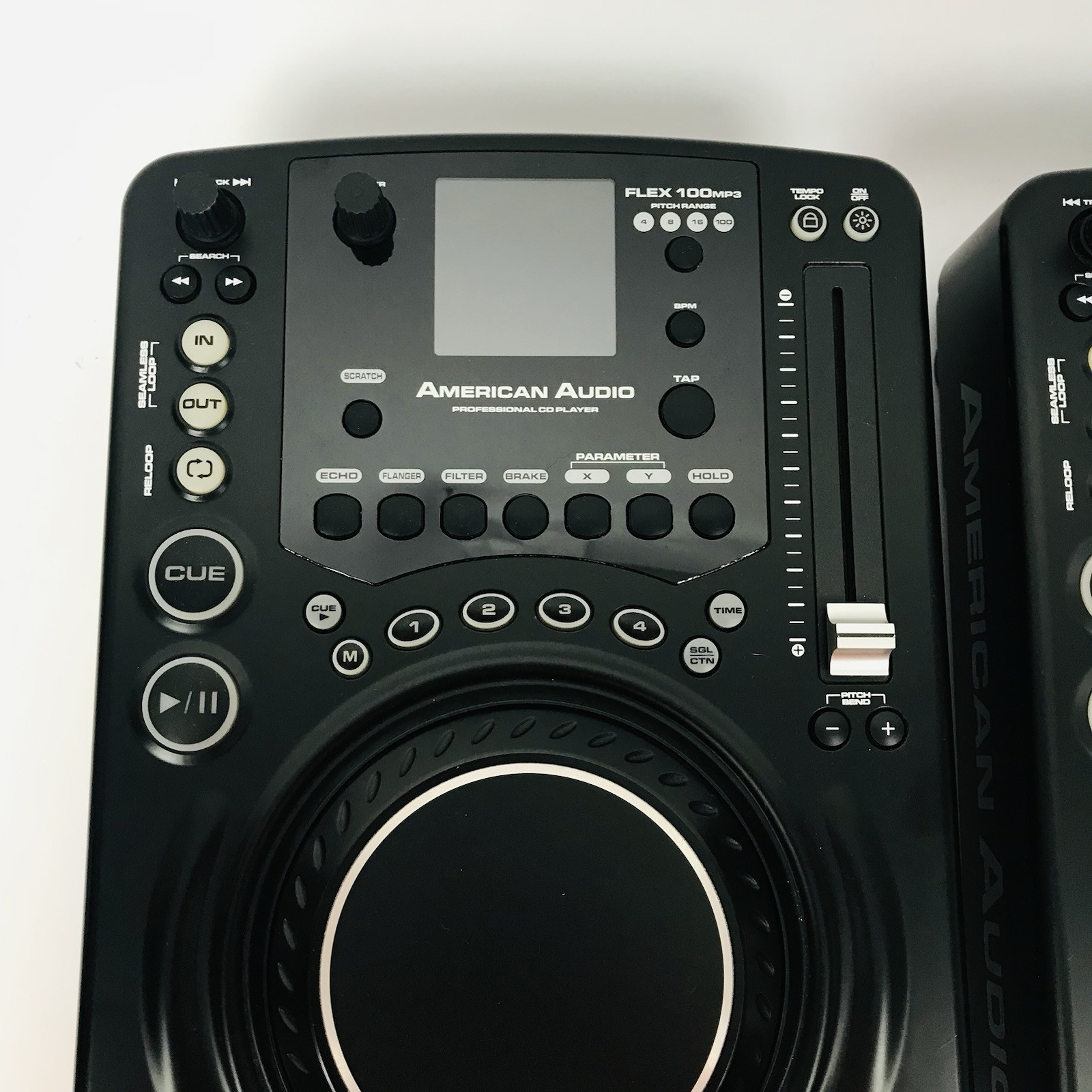 American Audio Q-D6 PreAmp Mixer W/ 2 Flex 100 MP3 CD Player, Rolling Case