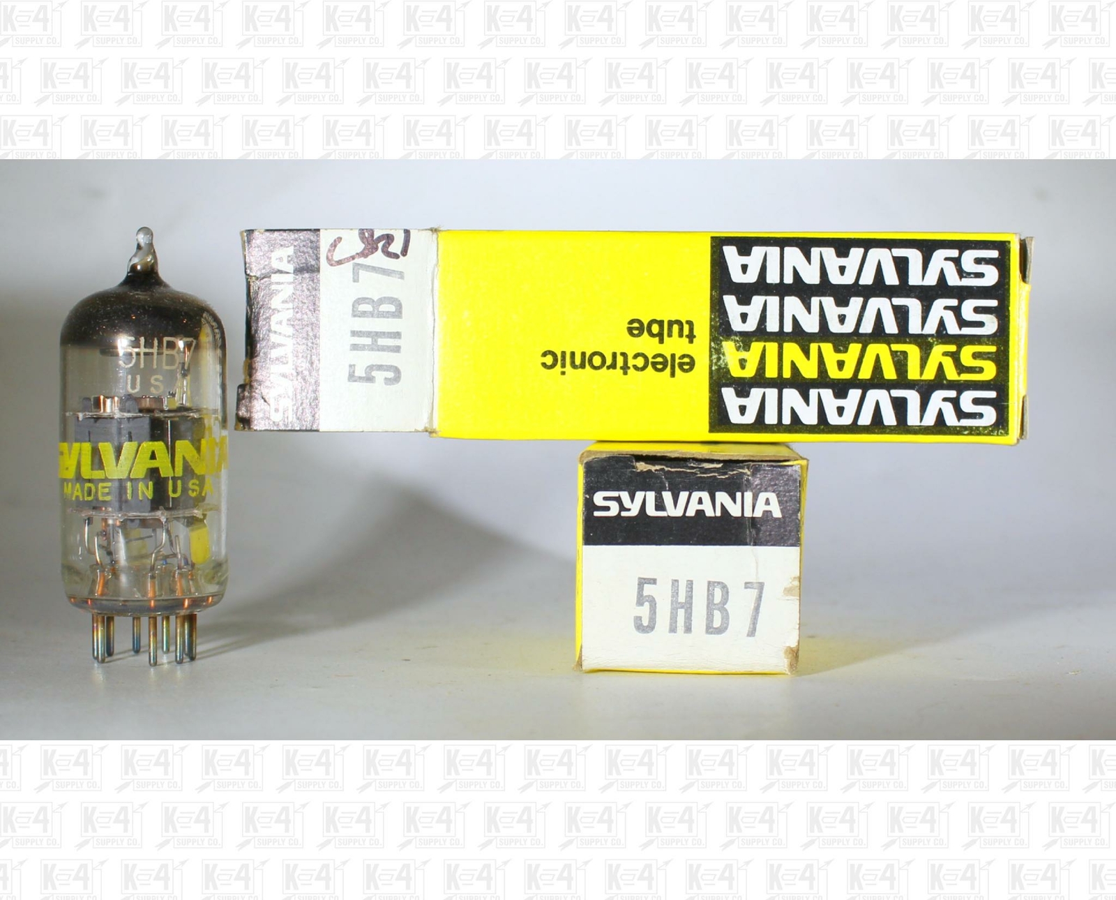 Sylvania 5HB7 Vacuum Tubes Made In USA NOS Lot Of 2 +Box