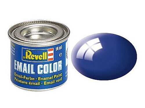Revell-Germany 14ml. Enamel Ultramarine-Blue Gloss Tinlets - Hobby and Model