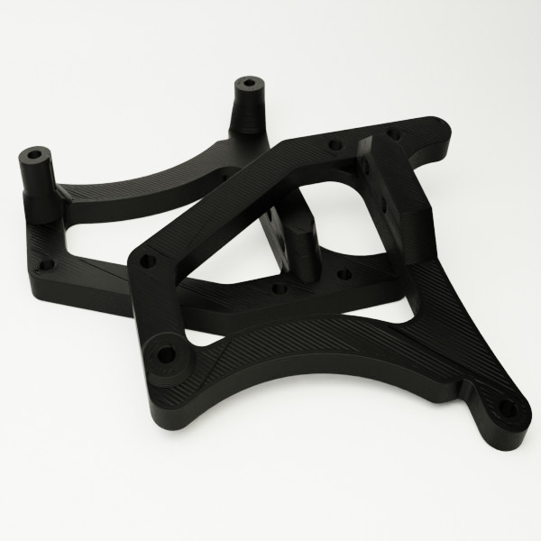 Tamiya Clodbuster Bullhead Bumper Servo Mount Relocation Brackets Front / Rear