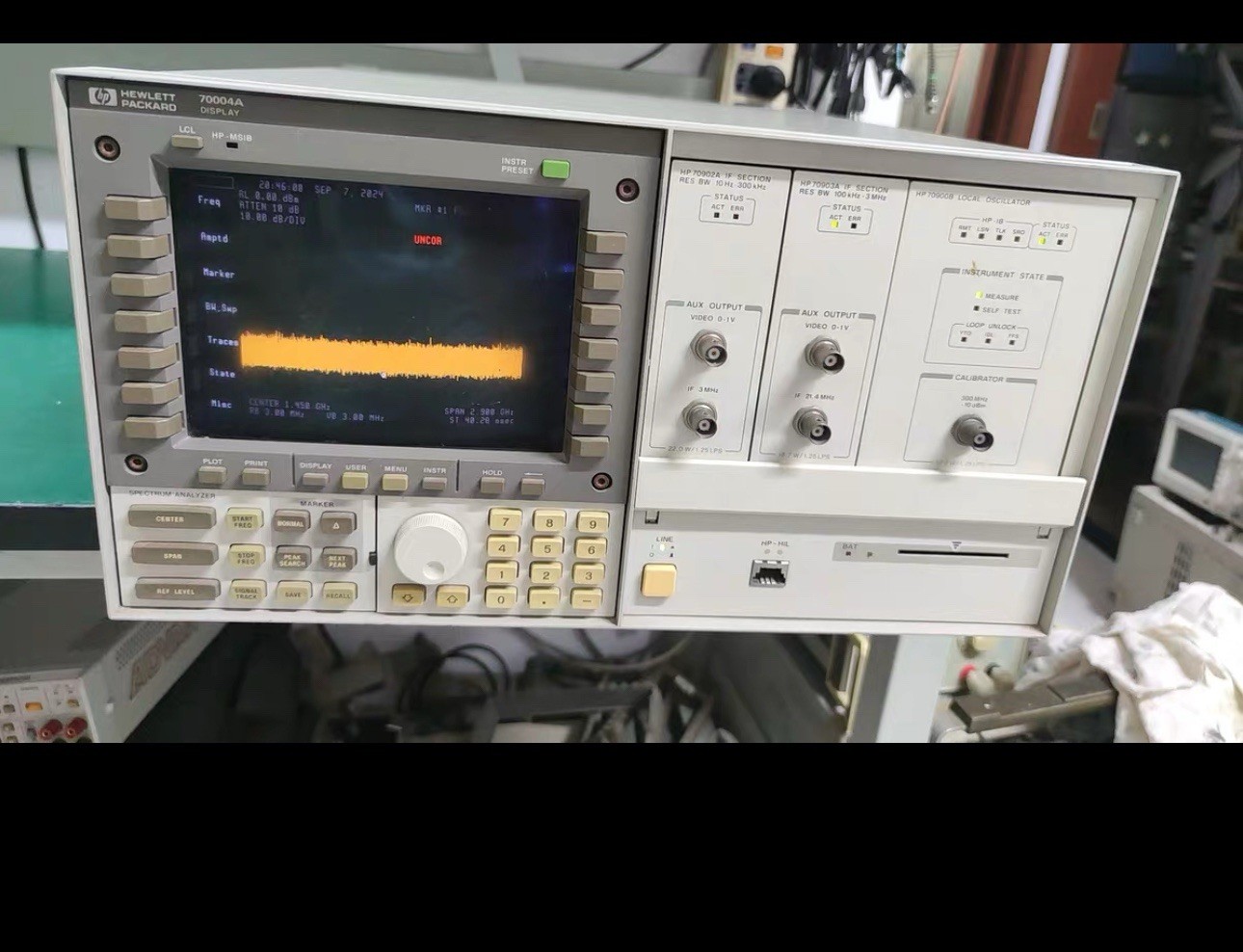 1PC USED HP 70004A Optical Spectrum Analyzer Fast delivery