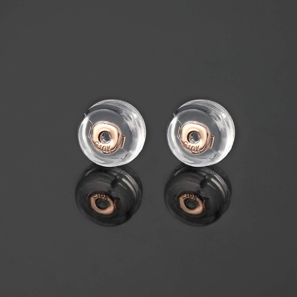 Silicone Earring Backs Replacement | Comfortable Rubber Earring Backings for Stu