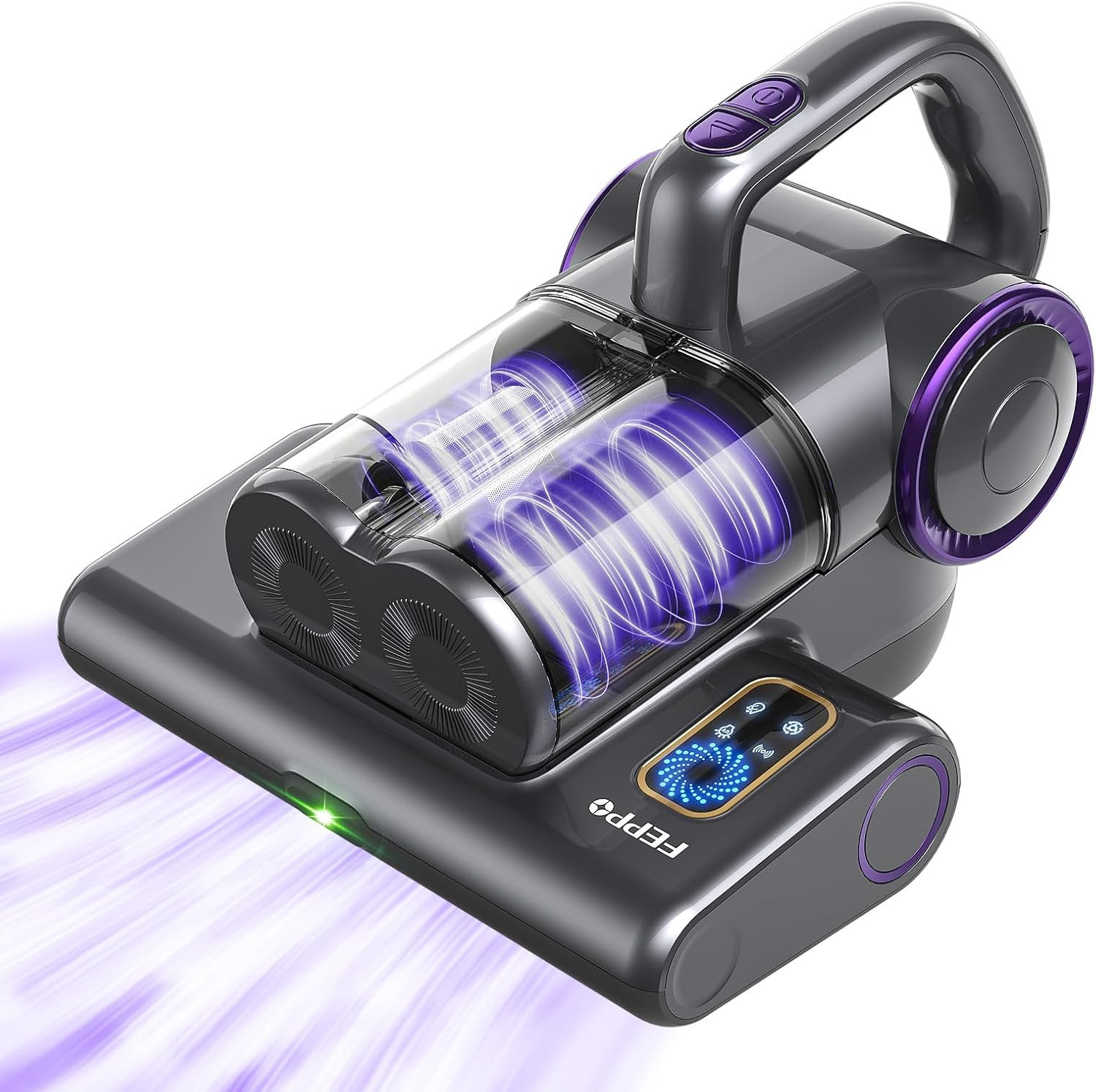 Handheld Bed & Sofa Vacuum 16Kpa w/ UV-C, 140°F Heat & HEPA Filter