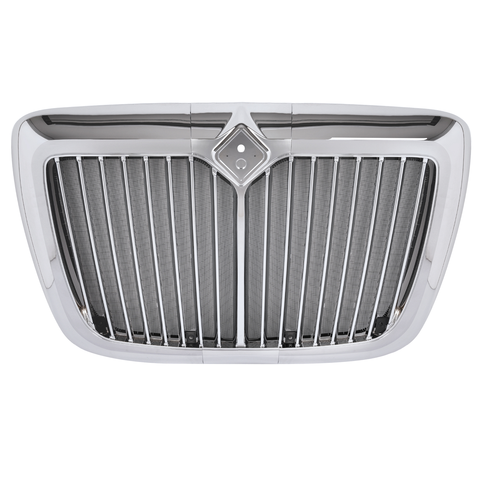 For International Harvester ProStar 2008-2018 Chrome Front Grille w/ Bug Screen