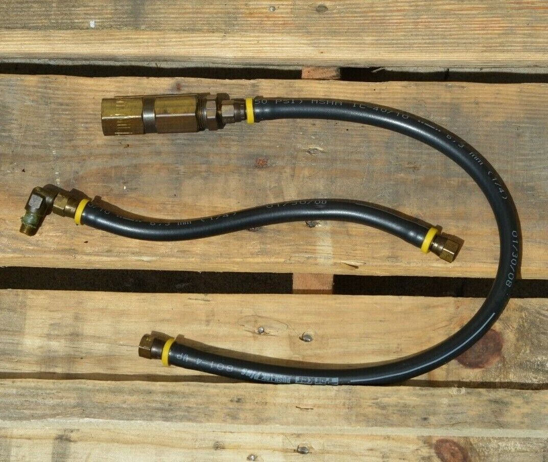 Tech West Dental Air Compressor Tubing with Fitting ACL4D2