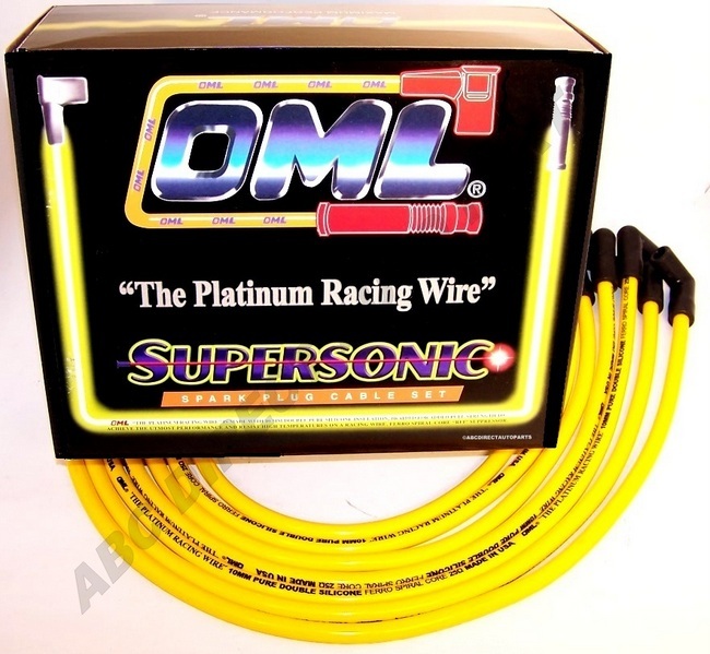 High Performance 10 mm Yellow Spark Plug Ignition Wire Set 29163Y