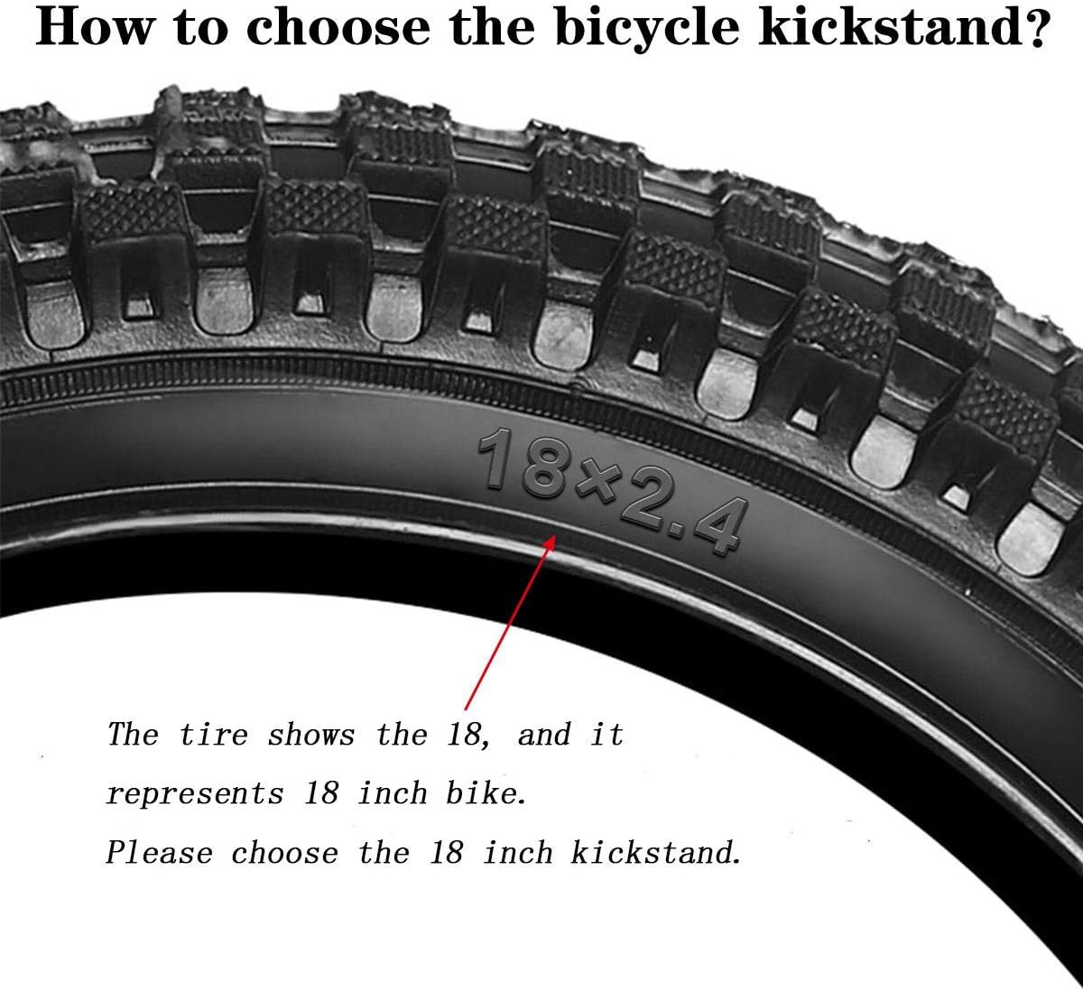 Bike Kickstand for 16 18 20 Inch Kids Adjustable Center Mount Bicycle Kickstands