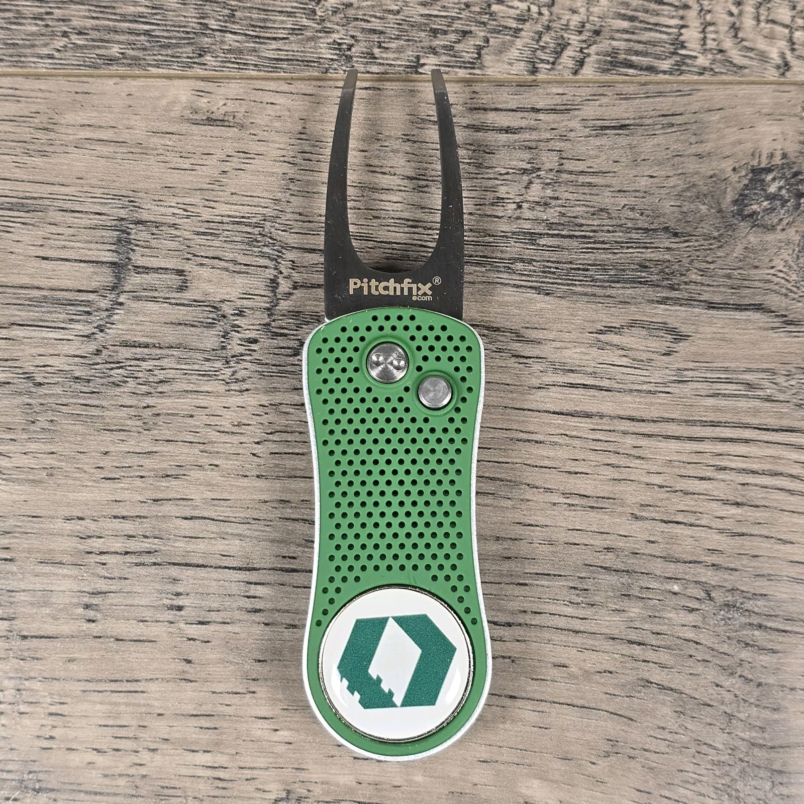 Pitchfix Hybrid 2.0 Switchblade Divot Tool Green W/ Ball Marker ⛳️ Company Logo