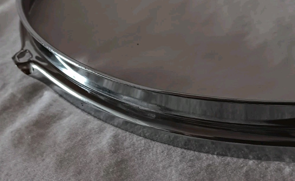 Chrome Triple-Flanged Drum Hoop 12" 6-Hole
