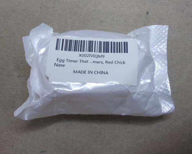 NEW SEALED BAG Generic Red Chick X0021V1QM9 Egg Timer