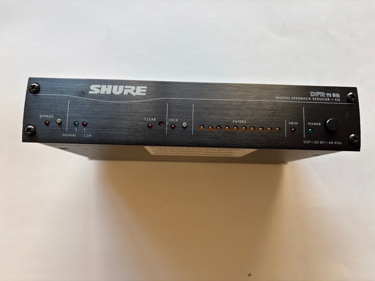 Shure Digital EQ + Feedback Reducer DFR11EQ - Tested - No Power cord