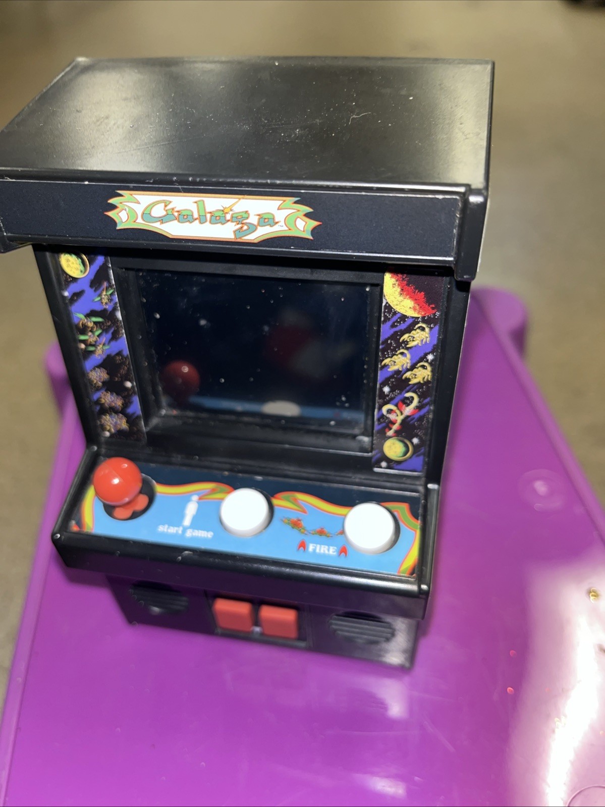 Galaga - Arcade Classics Retro Mini Arcade Game - Basic Fun 09622 - Working