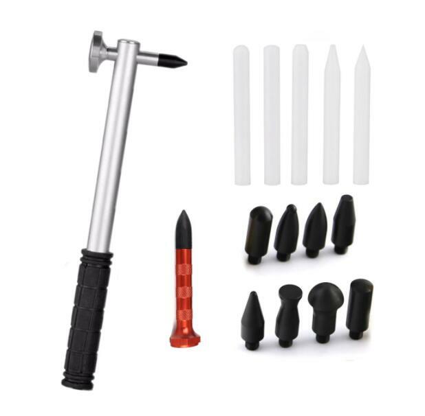 10pcs Paintless Dent Repair Tool Hail Ding Hammer Faucet Drop Pen Body Repair