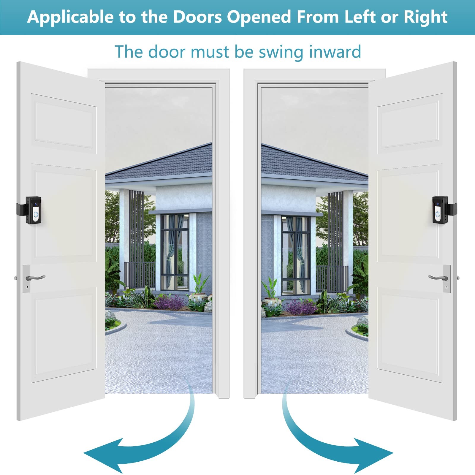 2024 Upgrade Anti-Theft Video Doorbell Mount, Not Block Doorbell Motion Senso...
