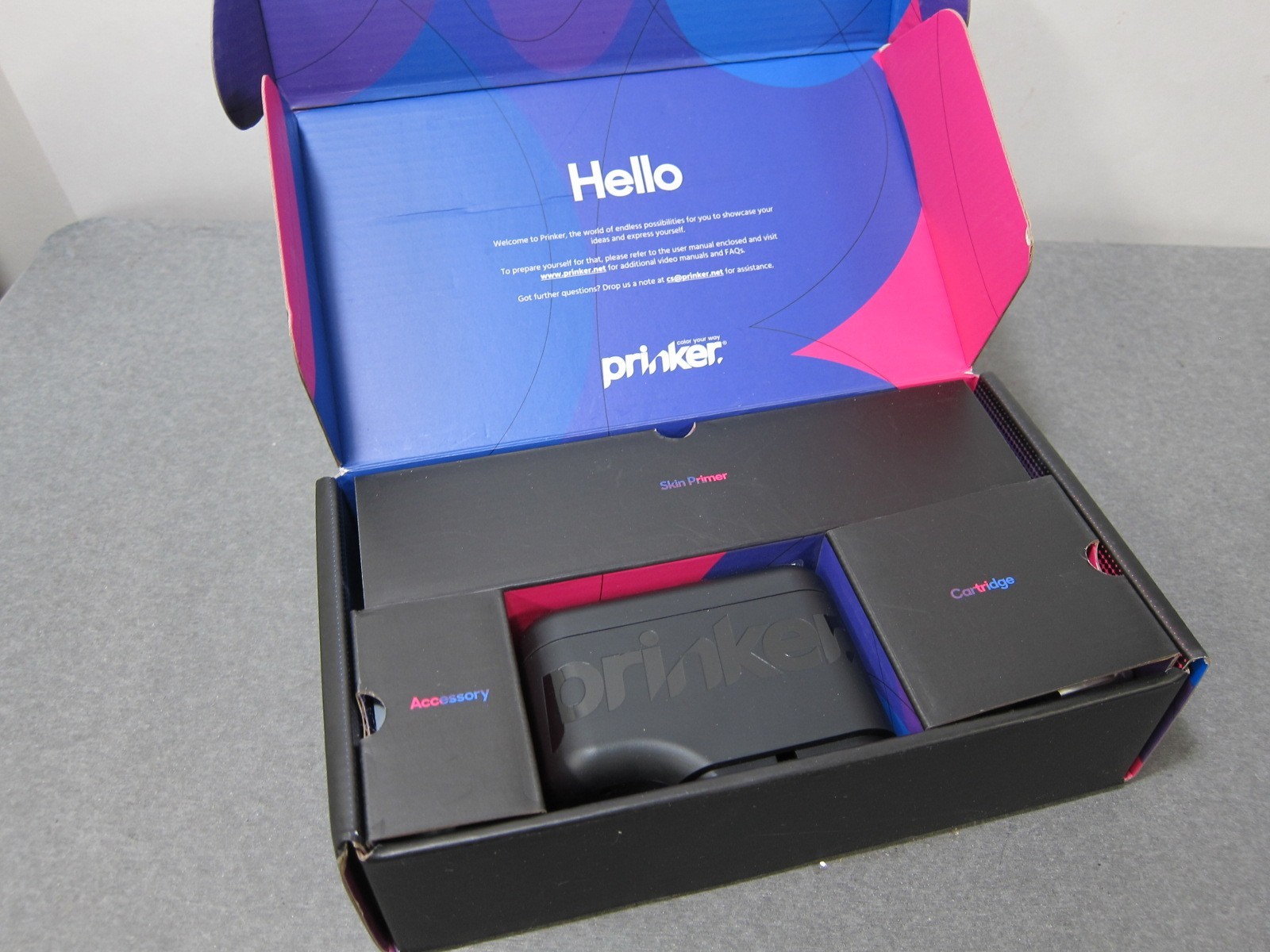 Prinker M Color Custom Temporary Tattoo 3-D Device Printer - NEW IN OPEN BOX