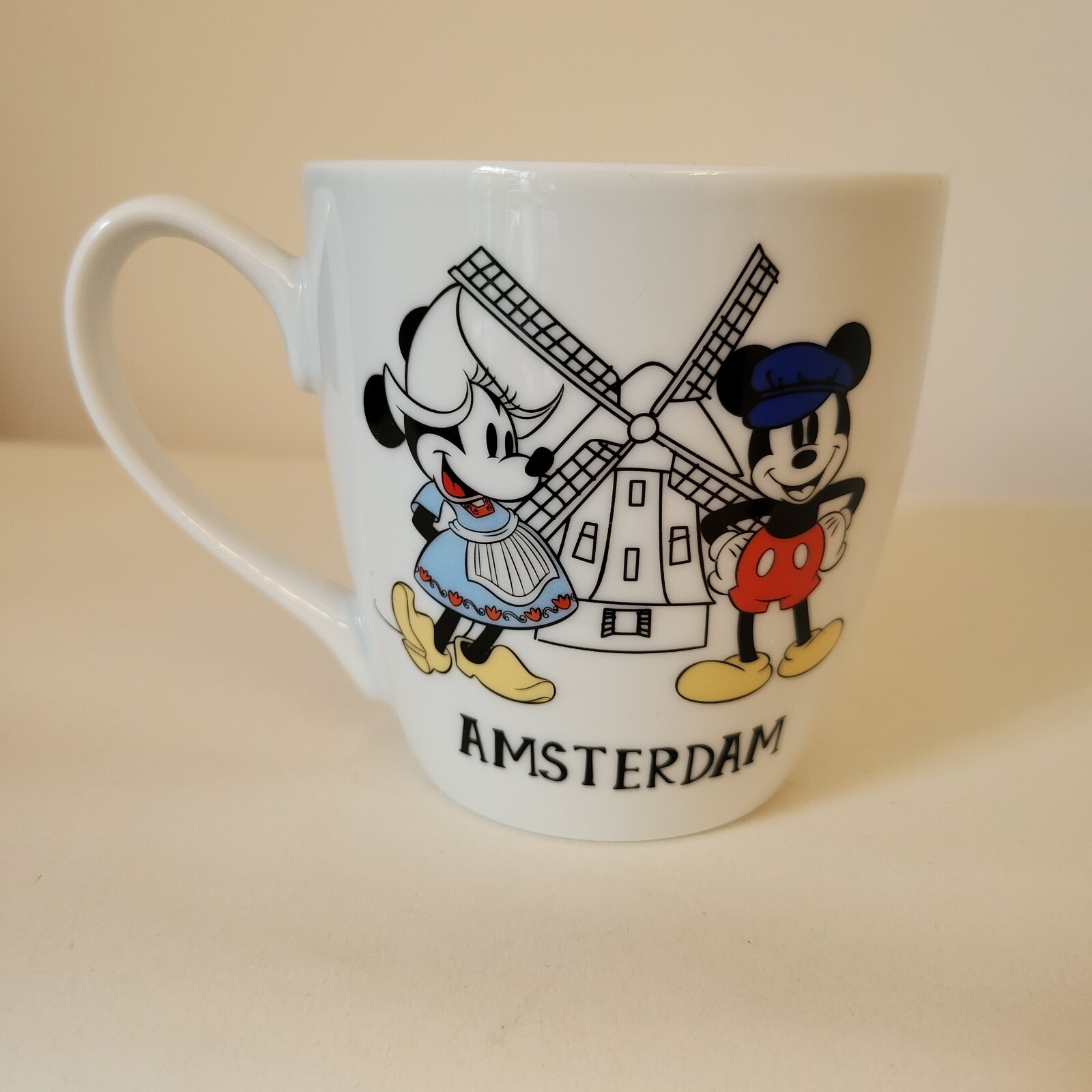 Disney Minnie & Mickey Mouse Amsterdam Mug Cup White