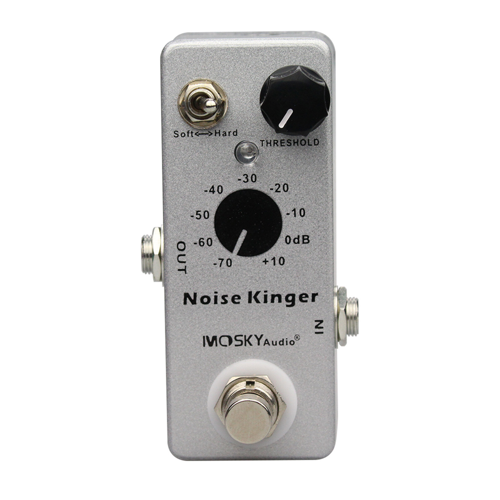 MOSKYaudio Noise Gate Pedal Noise Kinger Guitar Effect Pedal 2 Modes Hard/Soft