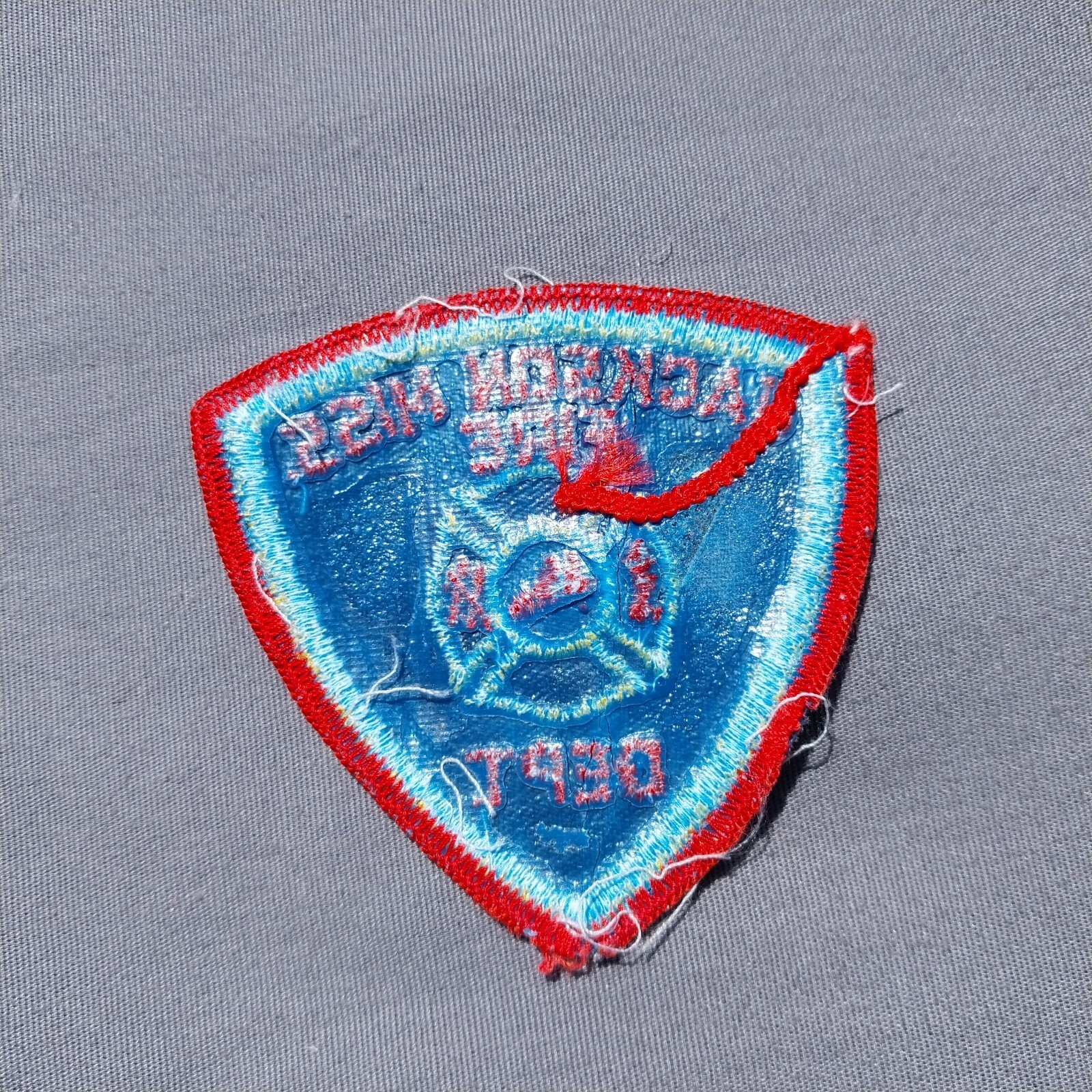 Jackson MISS MS Mississippi Fire Dept 3" Patch
