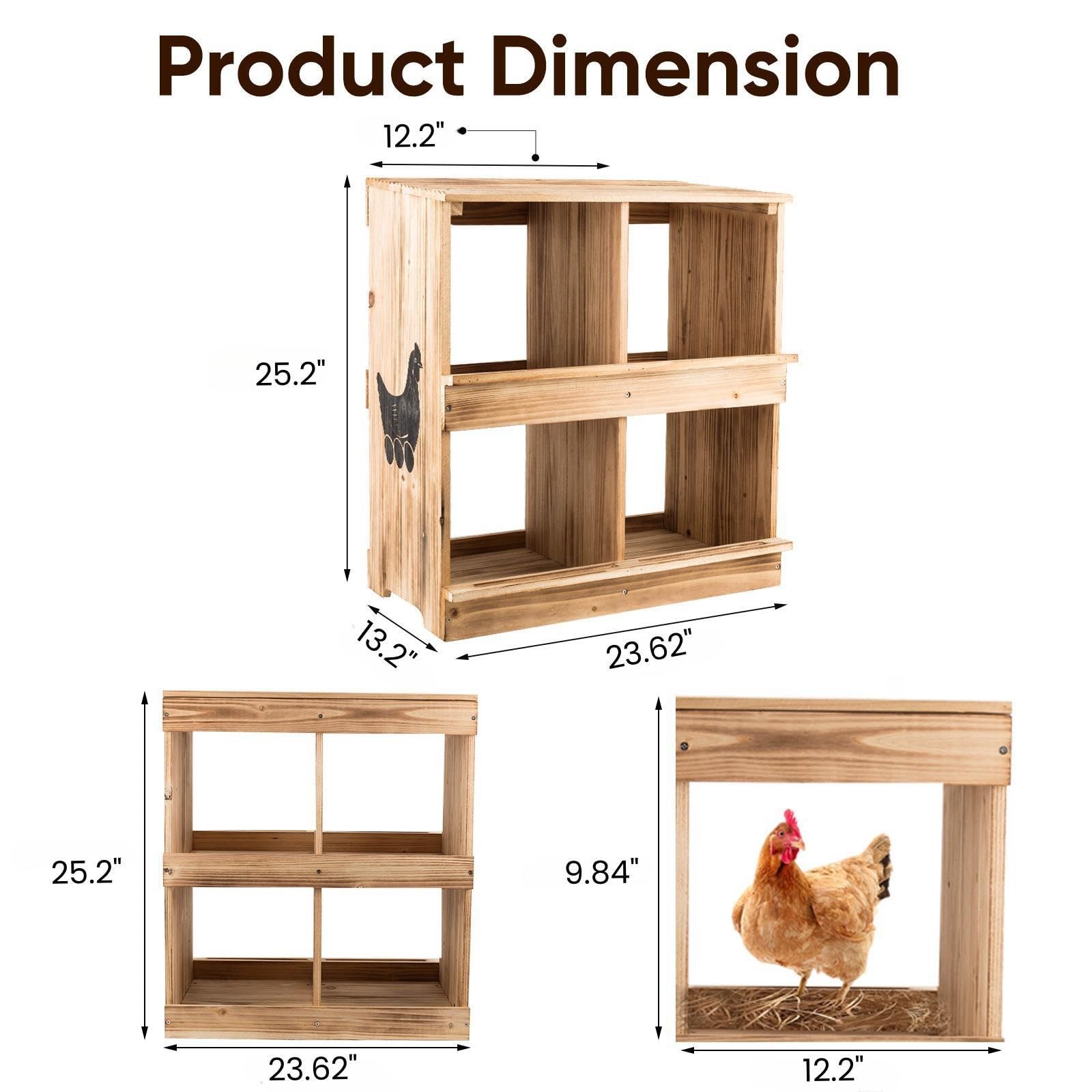 Zeenart Nesting Boxes For - Nesting For Poultry Heavy Duty 4