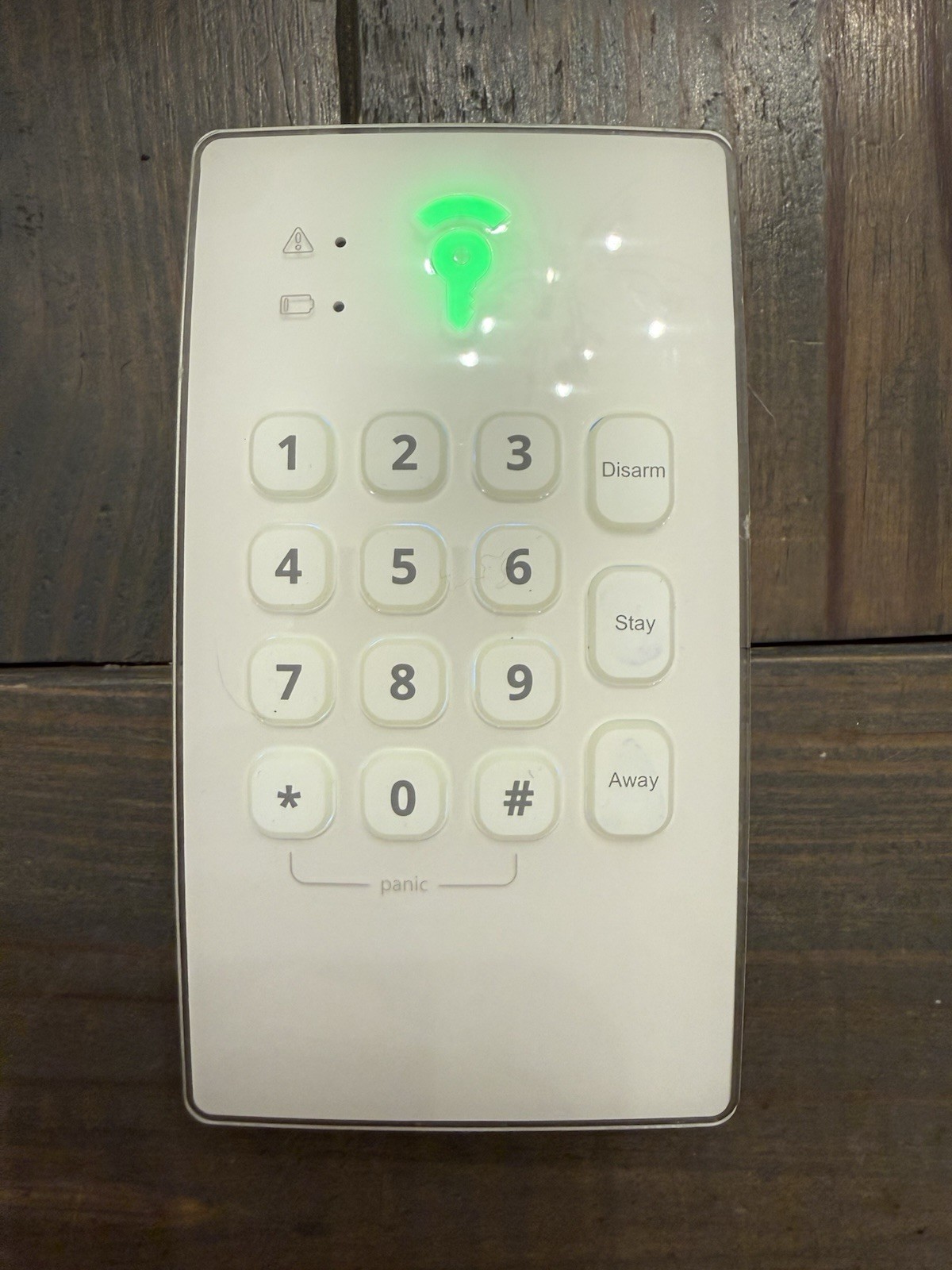 Frontpoint FPKP1 White Security Keypad Wall Mounted LED Indication Panic Button