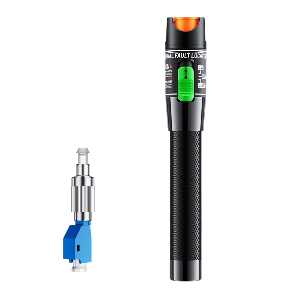 Visual Fault Locator, Fiber Optic Cable Tester Pen, VFL Red Light Tool with FC t