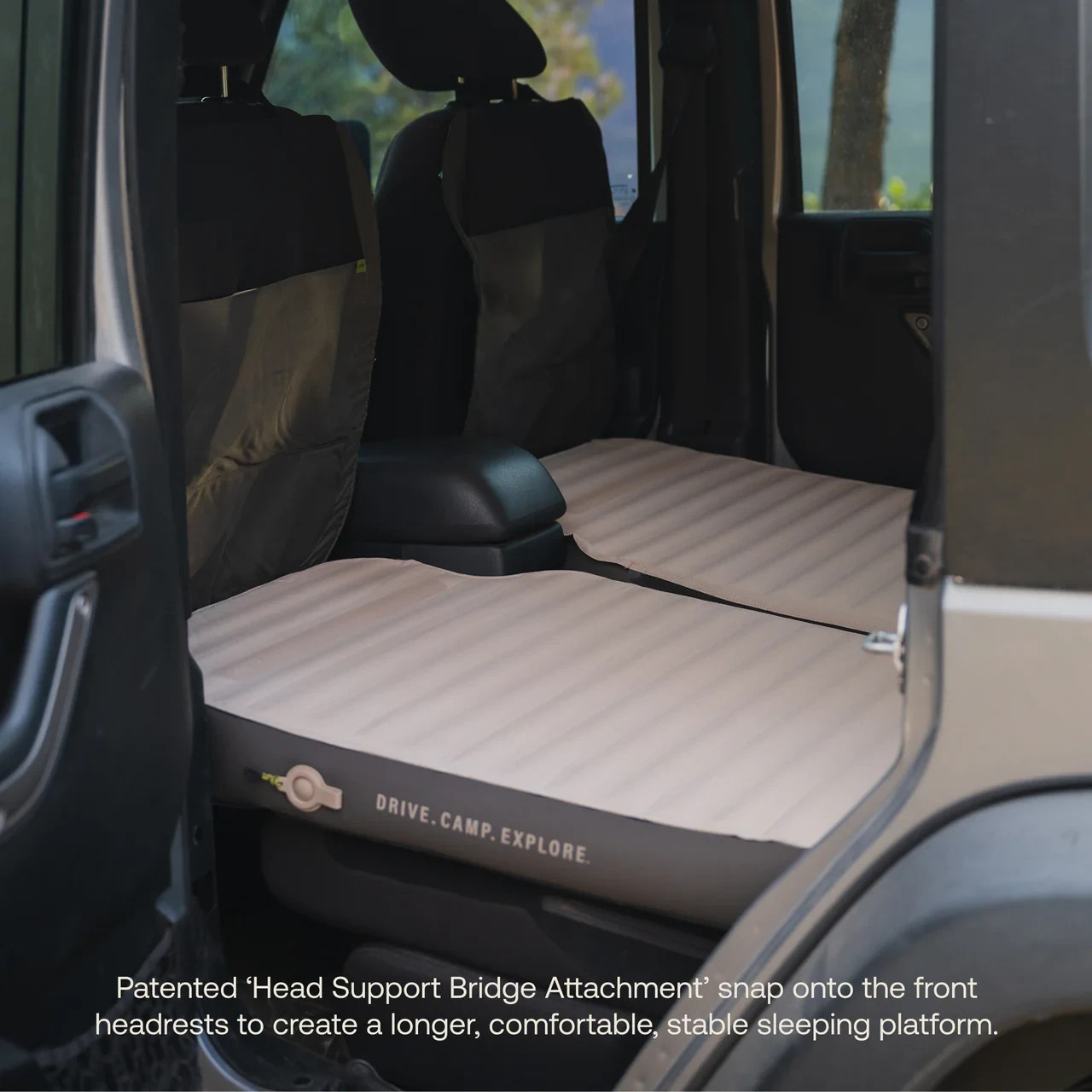 Luno AIR+FOAM PRO Vehicle Mattress Fits Jeep Wrangler JL 4-Door Models 2018+