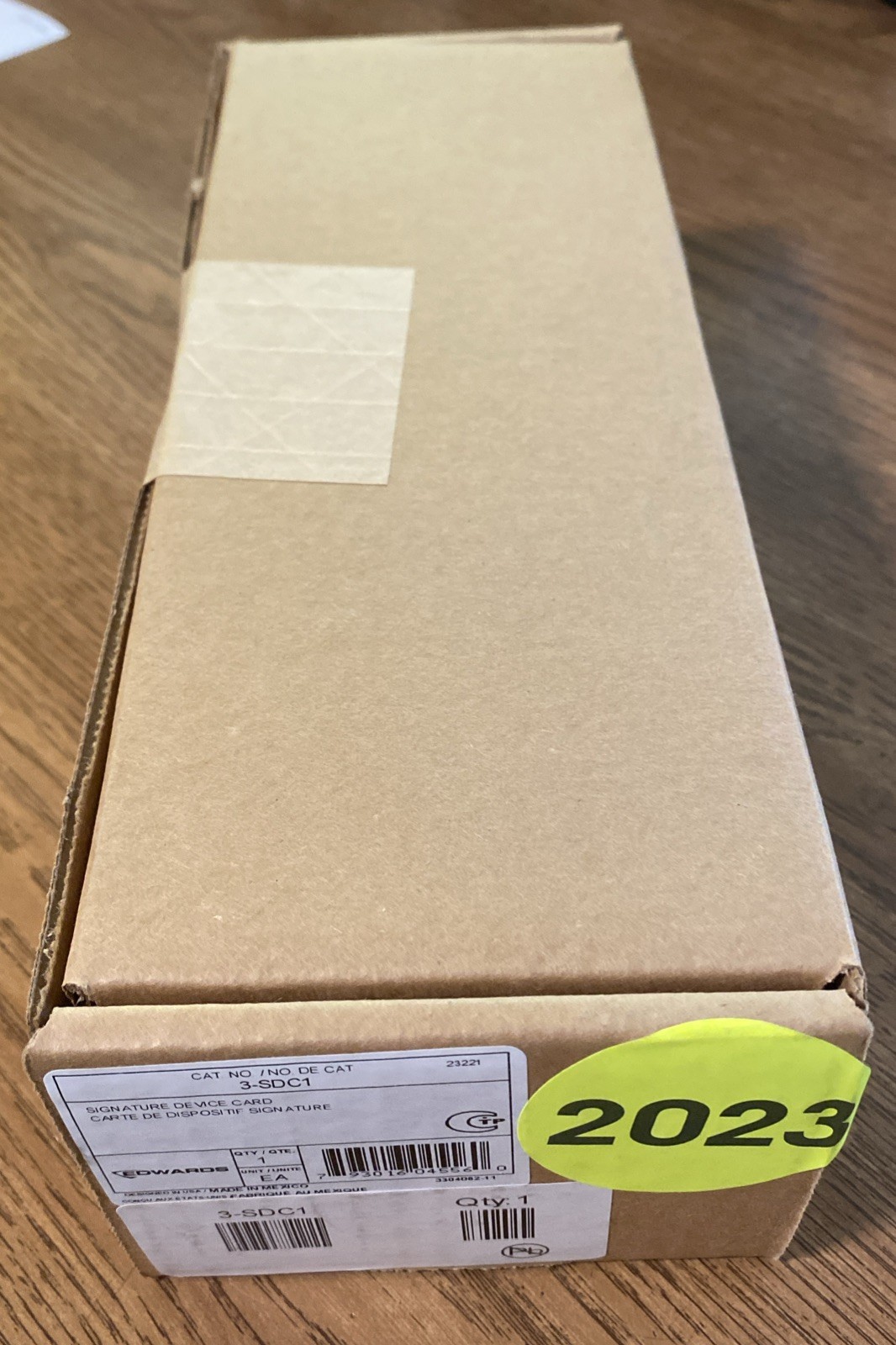 NEW EST EDWARDS 3-SDC1 FIRE ALARM SIGNATURE DEVICE CARD