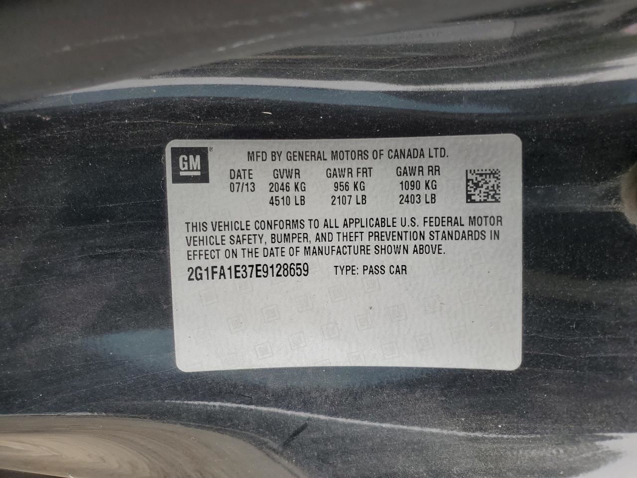 CAMARO 2014 Glove Box 4932057