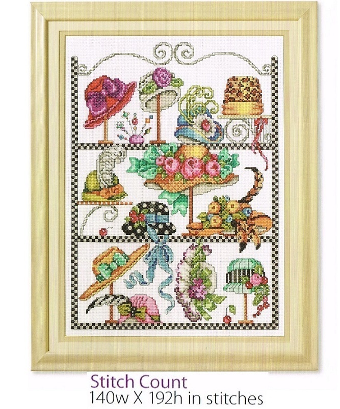 HAT COLLECTION - CROSS STITCH PATTERN ONLY (1a)