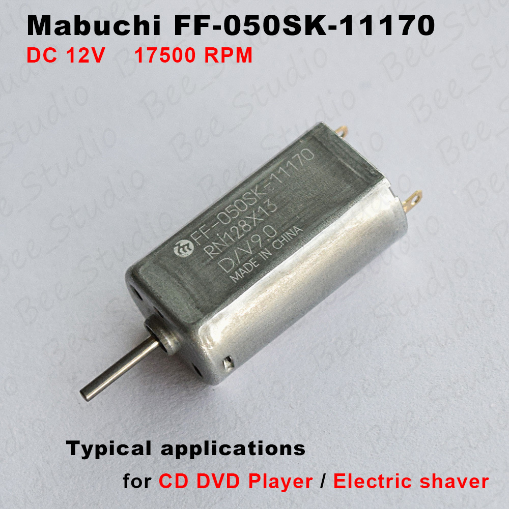 FF-050SK-11170 DC6V 9V 12V High Speed Mini Mute Metal Brush 050 Motor Car AV Toy