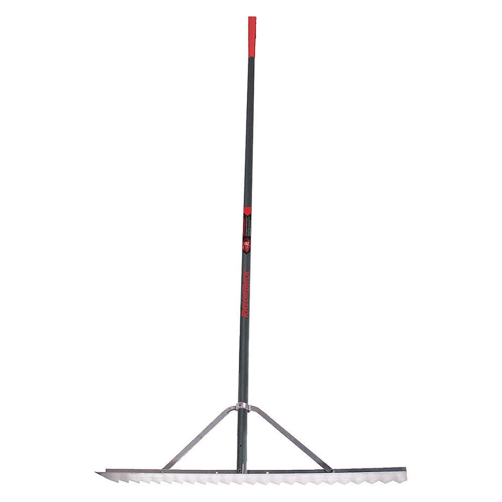 RAZOR-BACK 63133GR Asphalt Lute,36in.L Handle,Aluminum 45NC78