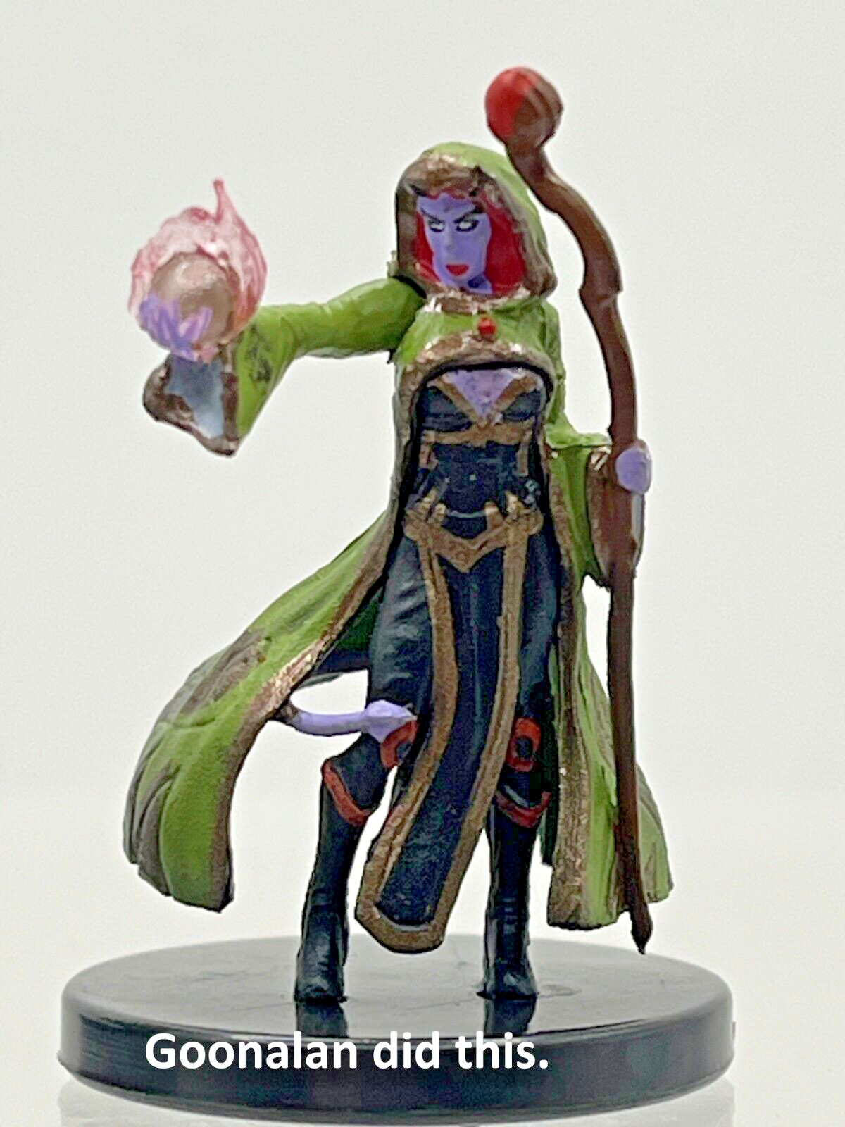 D&D Pathfinder Mini City Lost Omens 15 Tiefling Hellspawn Adept UC