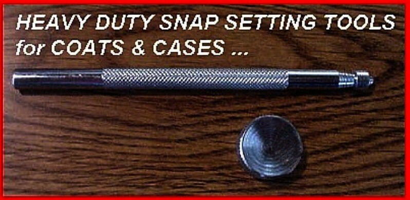 30 - Nickel Lign 24 Thick Materials Canvas LEATHER SNAP FASTNER KIT With TOOLS