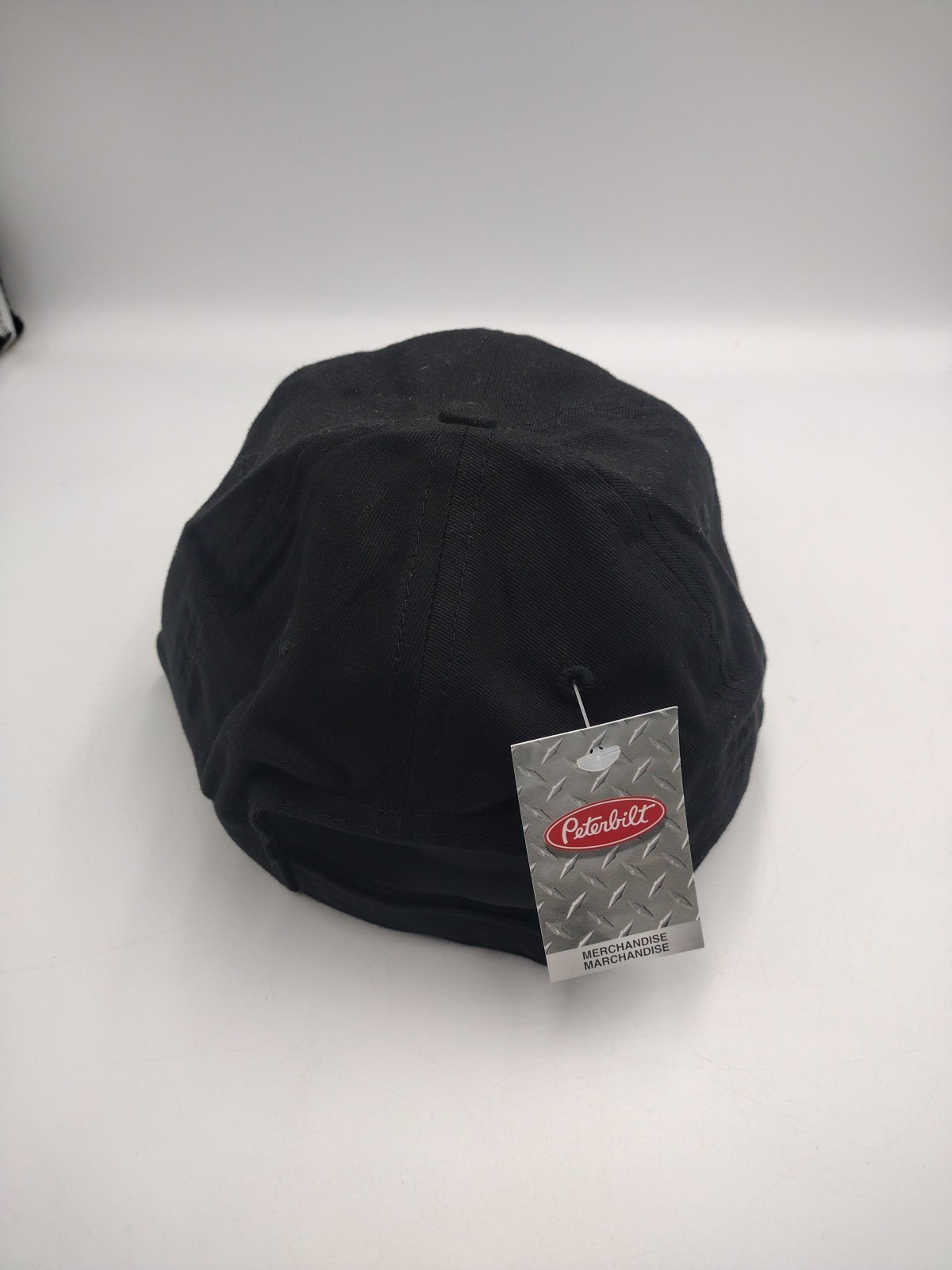 Peterbilt Hat Black Strap Back Cap Trucker Truck Driver Workwear New Fast Ship