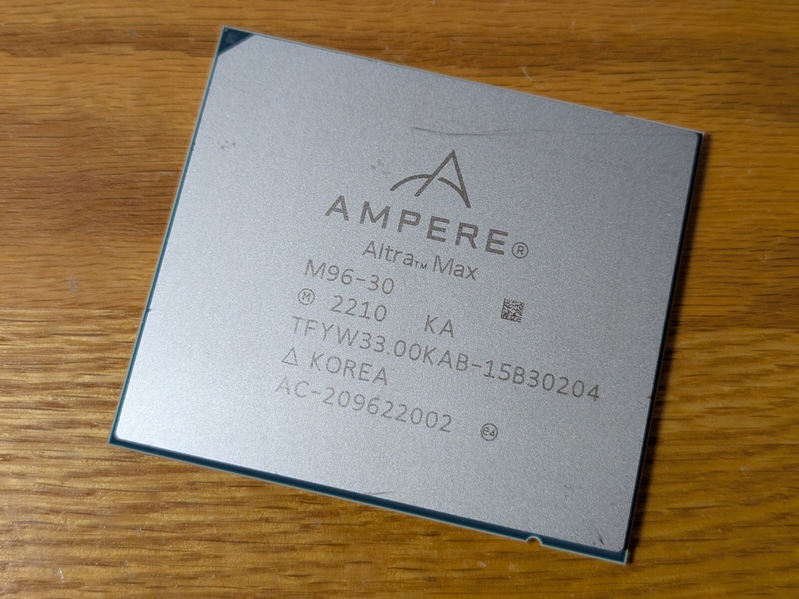 AMPERE Altra Max M96-30 96 Core 3.00GHz LGA4926 Arm CPU Processor 157W