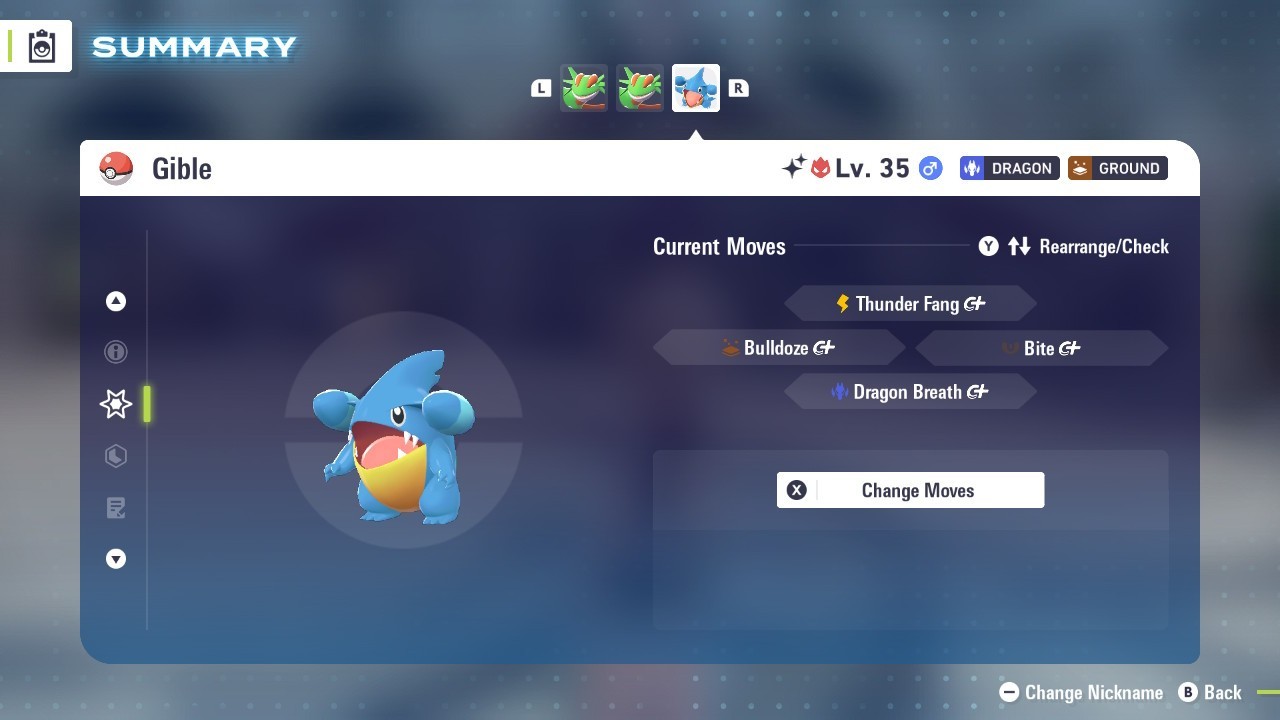 Pokemon Legends ZA ✨ Shiny Gible ✨ ALPHA Lv.35 Perfect IV