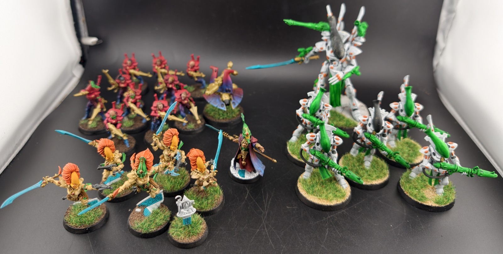 BATTLE READY! NICELY PAINTED! Eldar Army Aeldari Warhammer 40k