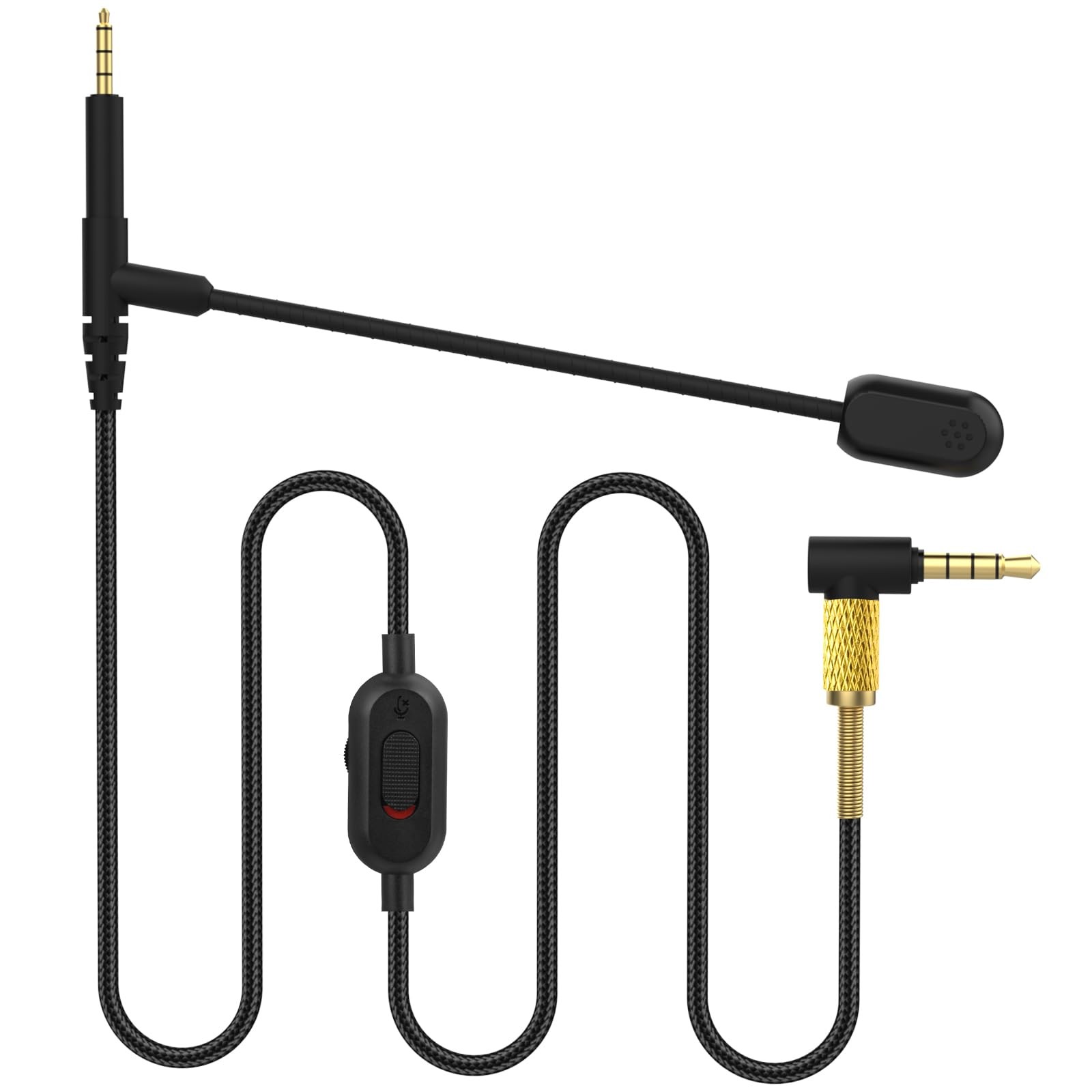 QC35 Microphone with Bose QC25, QC35, QC35 II, QC45, NC700 Headphones, Boom G...