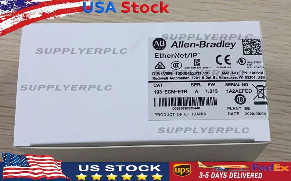 193-ECM-ETR New Factory Sealed for AB Ser A Ethernet / Ip Comm Module 193ECMETR