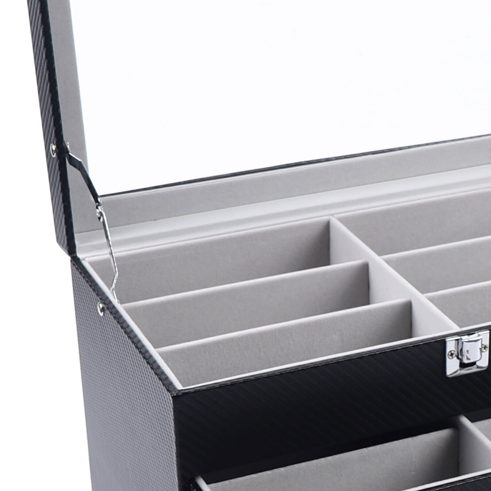 24-Slots Multiple Glasses Organizer Eyeglass Sunglass Storage Box Display Holder