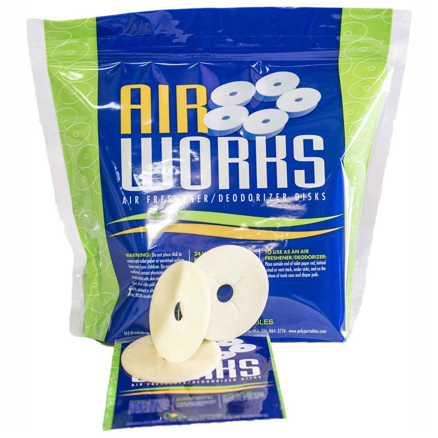 PolyPortables 33936 Air Works Discs Standard Air 300/Case Mulberry