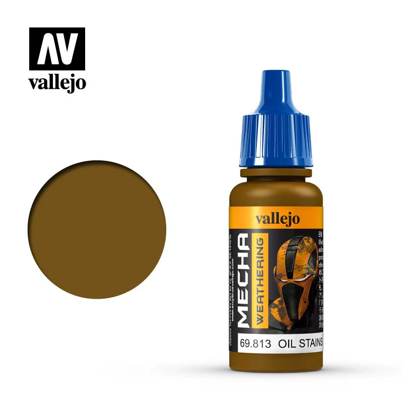 Vallejo Mecha Color 69.813 Weathering Oil Stains Gloss 17ml Bottle