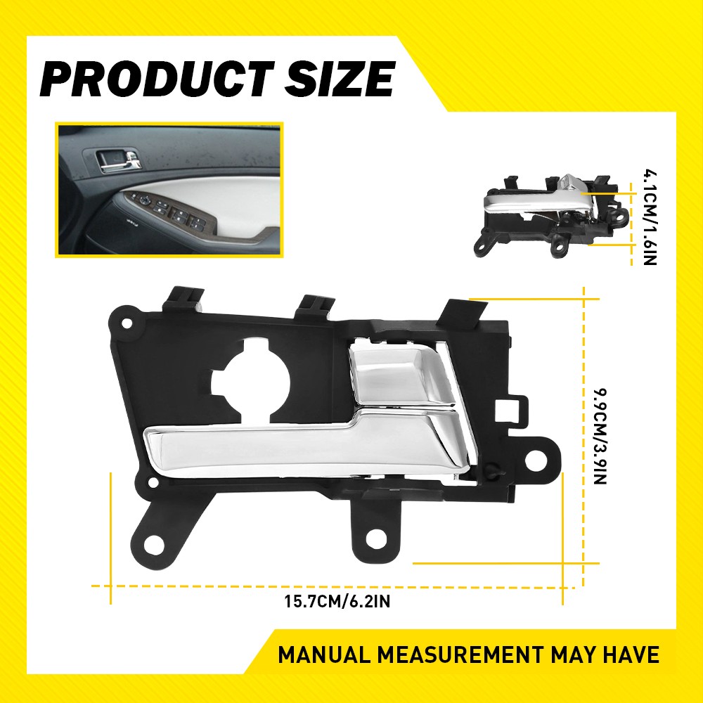 Interior Inner Inside Door Handle Chrome Front Right for Kia Optima 2011-2013