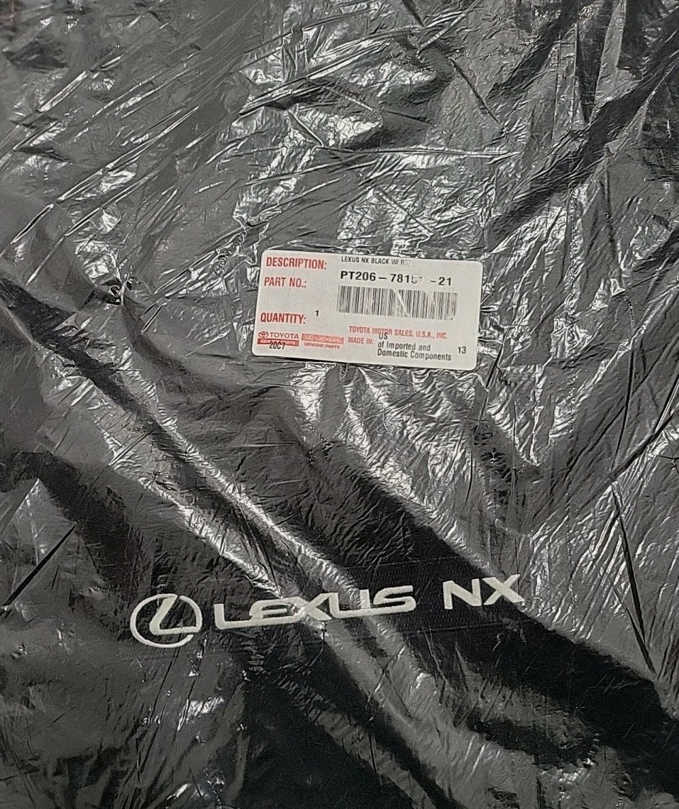 LEXUS NX 2015-2021 4PCS BLACK CARPET FLOOR MAT WITH RED THREAD PT206-78151-21 NE